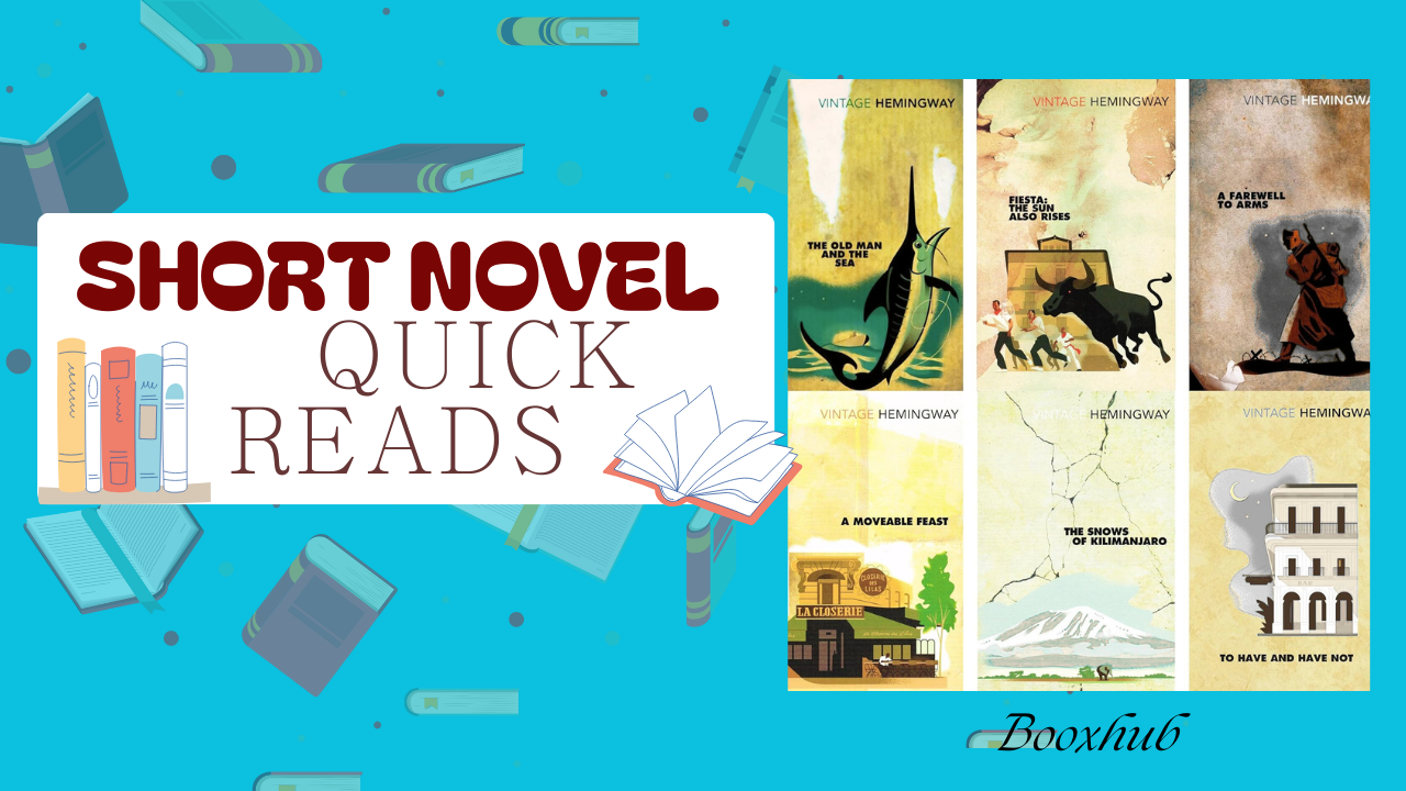 STACK OF BOOKS AND 6 SAMPLES OF SHORT NOVELS